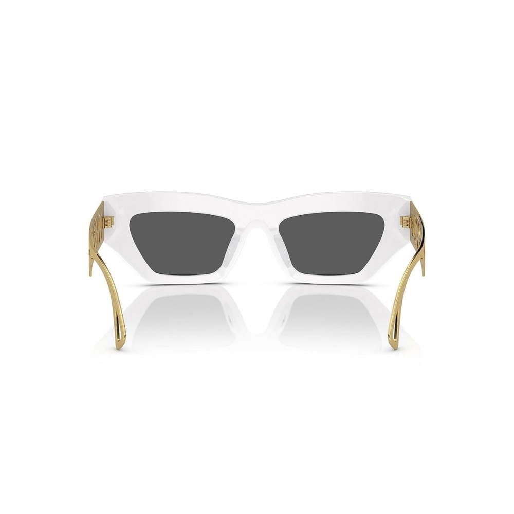 Versace Gold and White Sunglasses